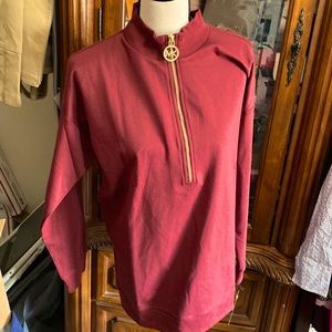 Michael Kors Sweatshirt in cranberry color.